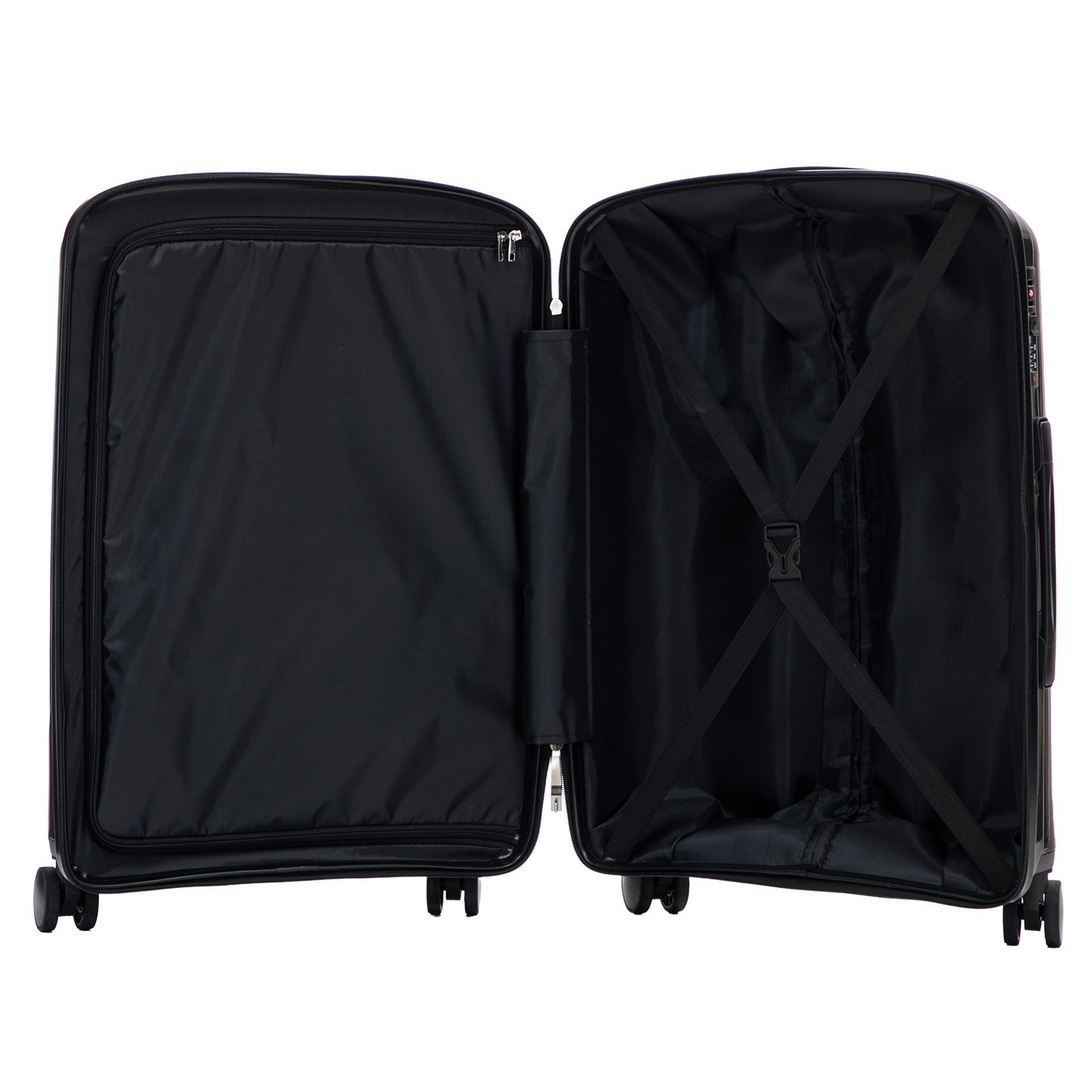 PP Hartschalen-Kofferset 4tlg - Modell Florenz - Farbe schwarz