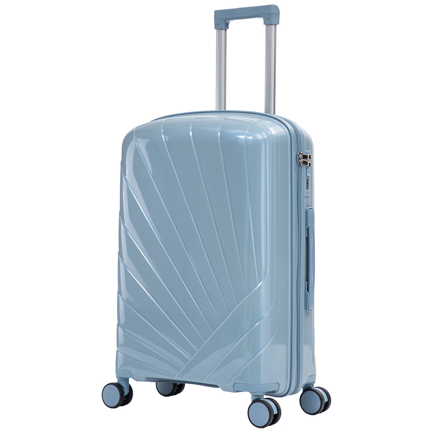 PP Hartschalen-Kofferset 4tlg - Modell Florenz - Farbe blau