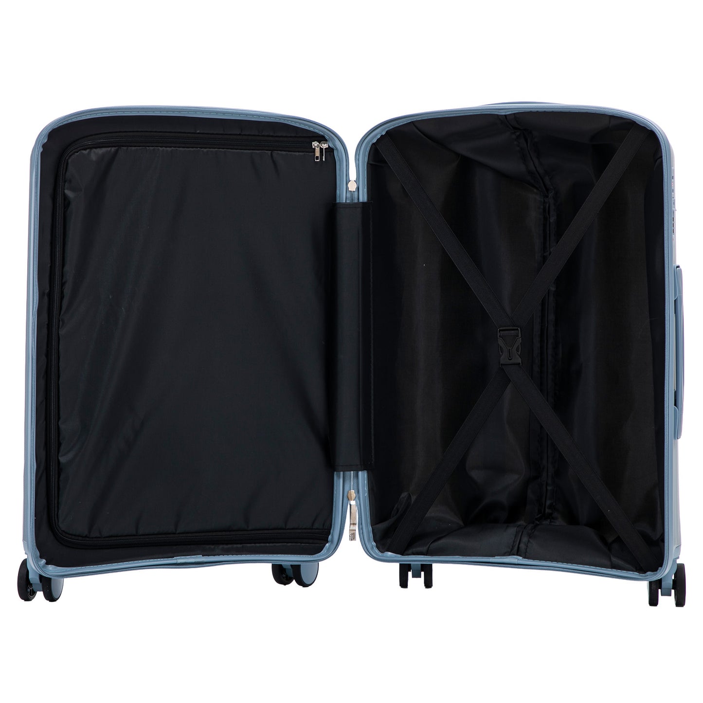 PP Hartschalen-Kofferset 4tlg - Modell Florenz - Farbe blau