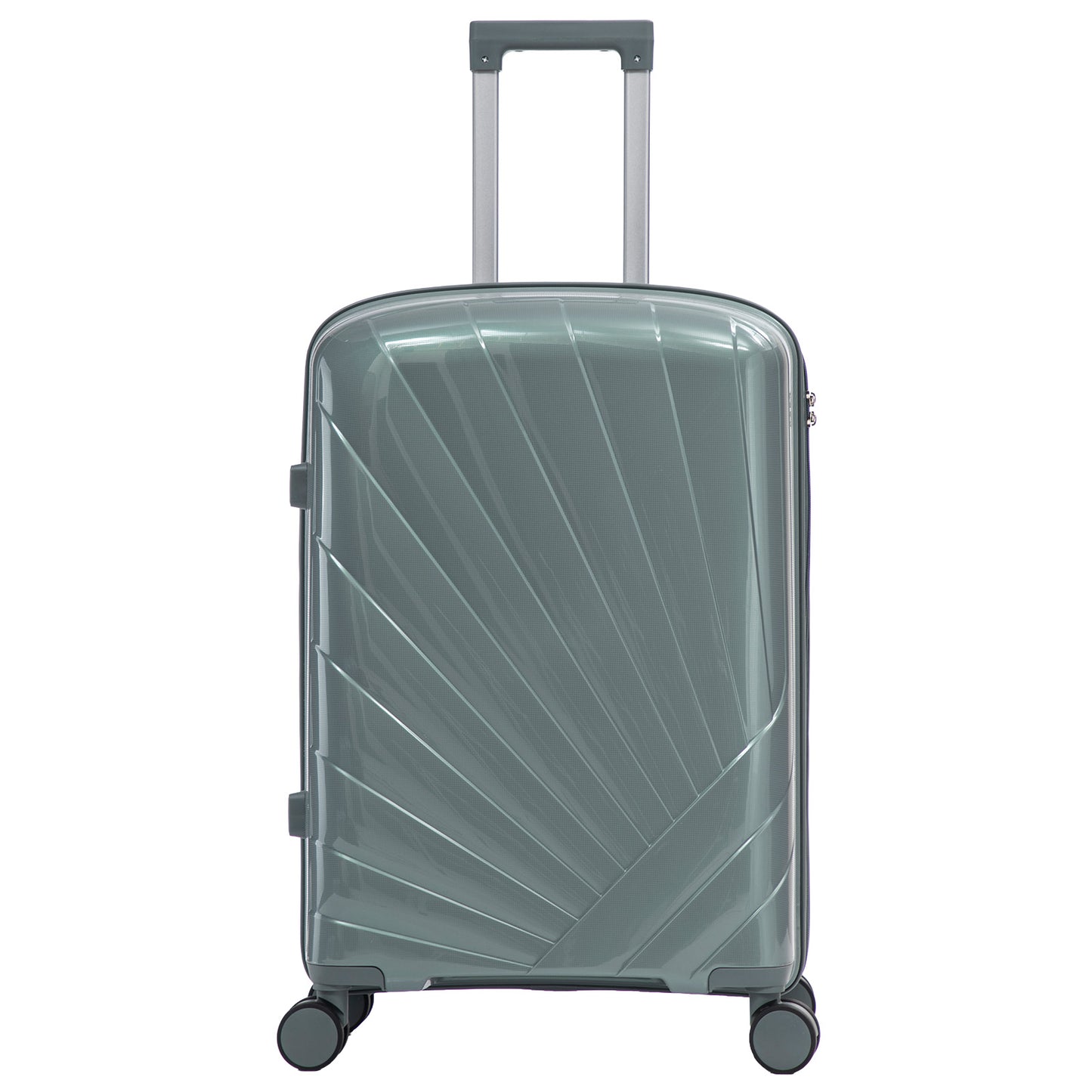 PP Hartschalen-Kofferset 4tlg - Modell Florenz - Farbe grün