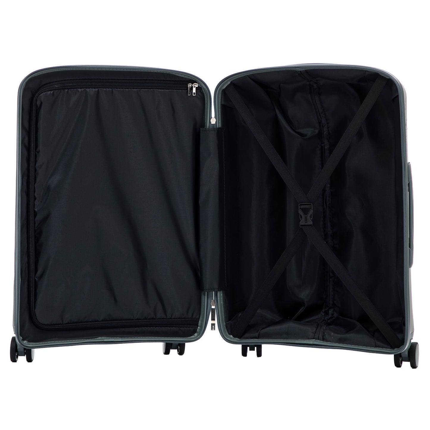 PP Hartschalen-Kofferset 4tlg - Modell Florenz - Farbe grün