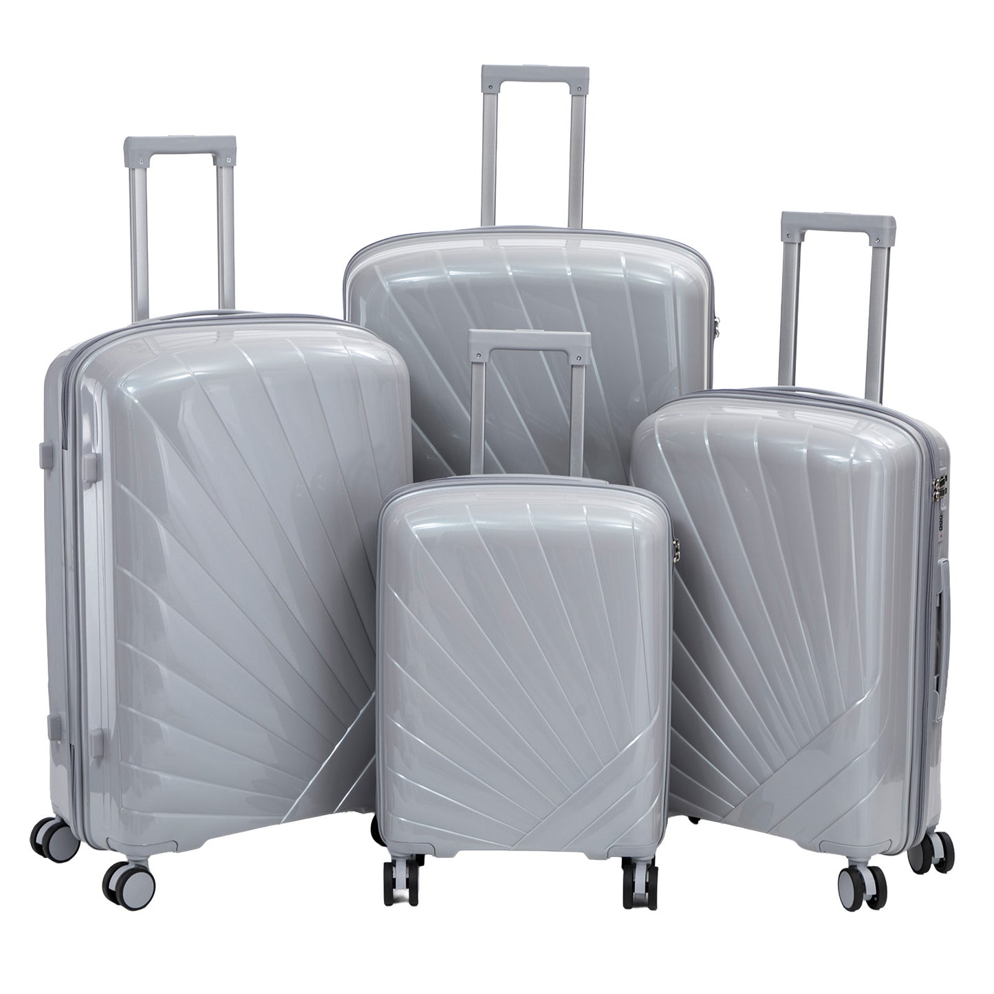 PP Kofferset 4tlg 'Florenz' silber