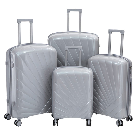 PP Kofferset 4tlg 'Florenz' silber