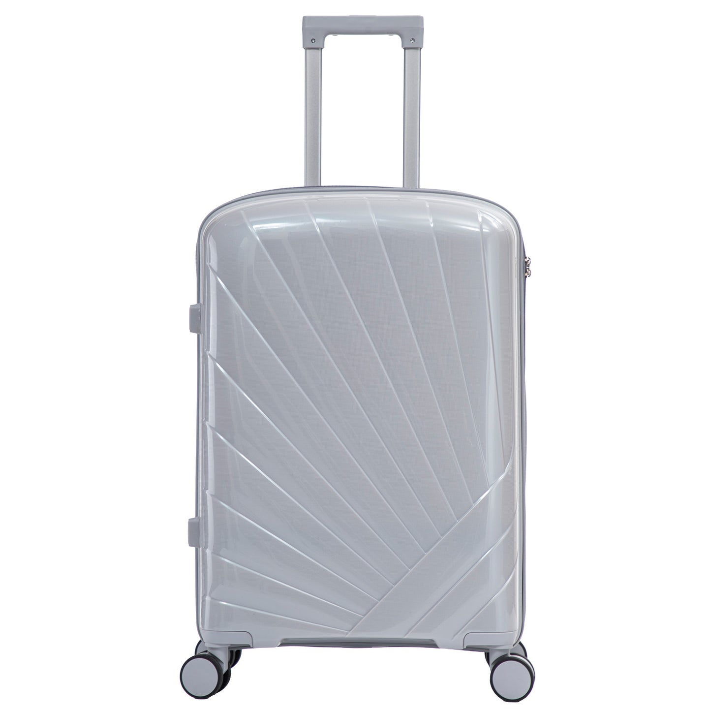 PP Hartschalen-Kofferset 4tlg - Modell Florenz - Farbe silber