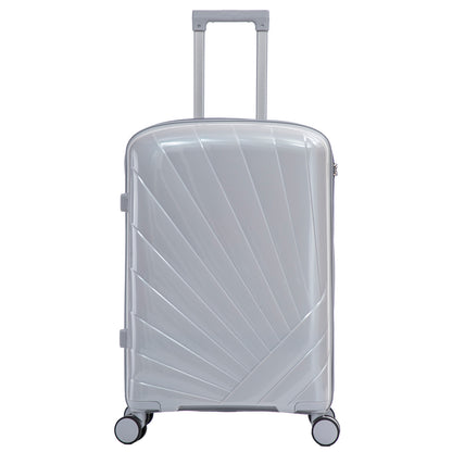 PP Hartschalen-Kofferset 4tlg - Modell Florenz - Farbe silber