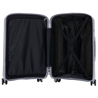 PP Hartschalen-Kofferset 4tlg - Modell Florenz - Farbe silber