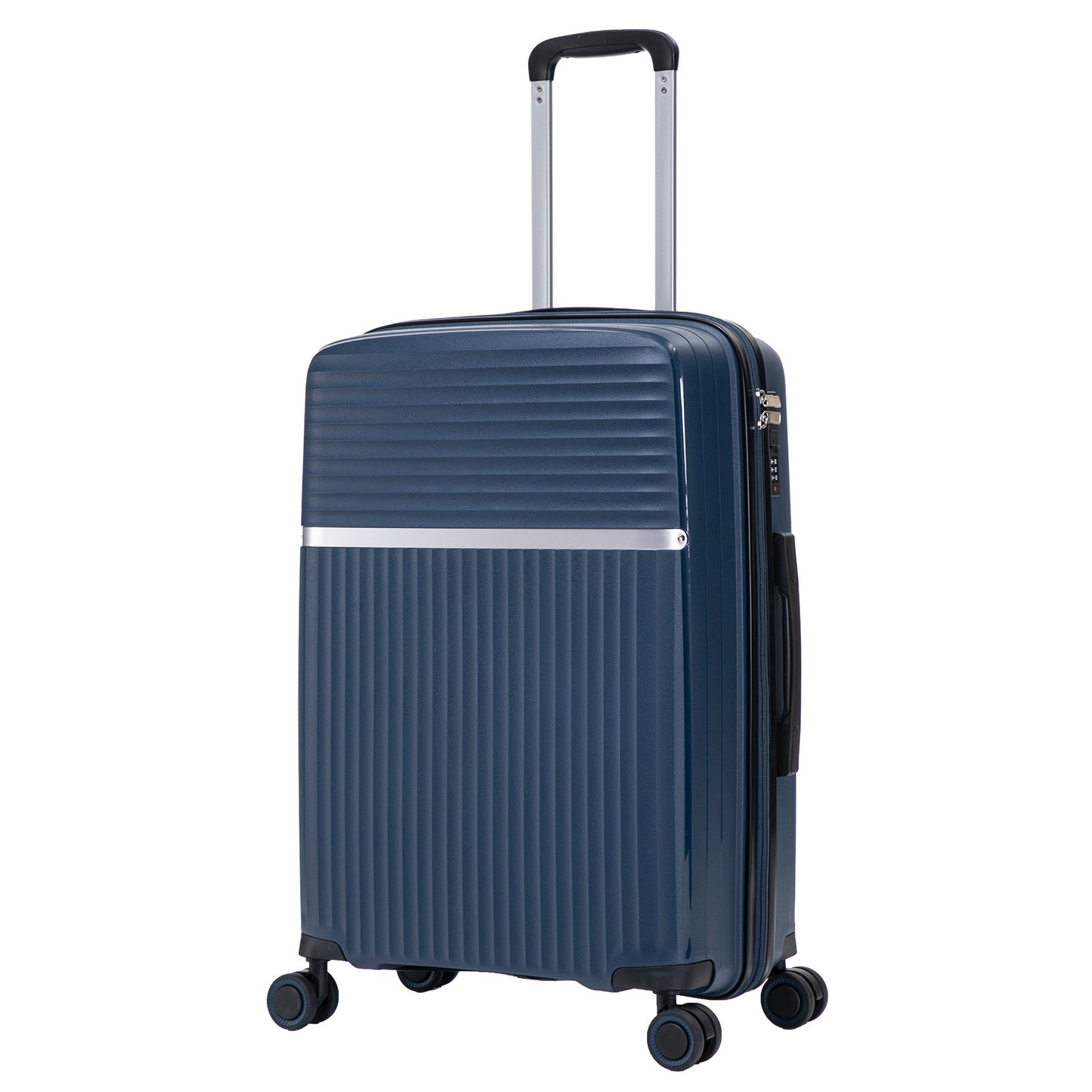 PP Hartschalen-Kofferset 3tlg - Modell Trento - Farbe blau