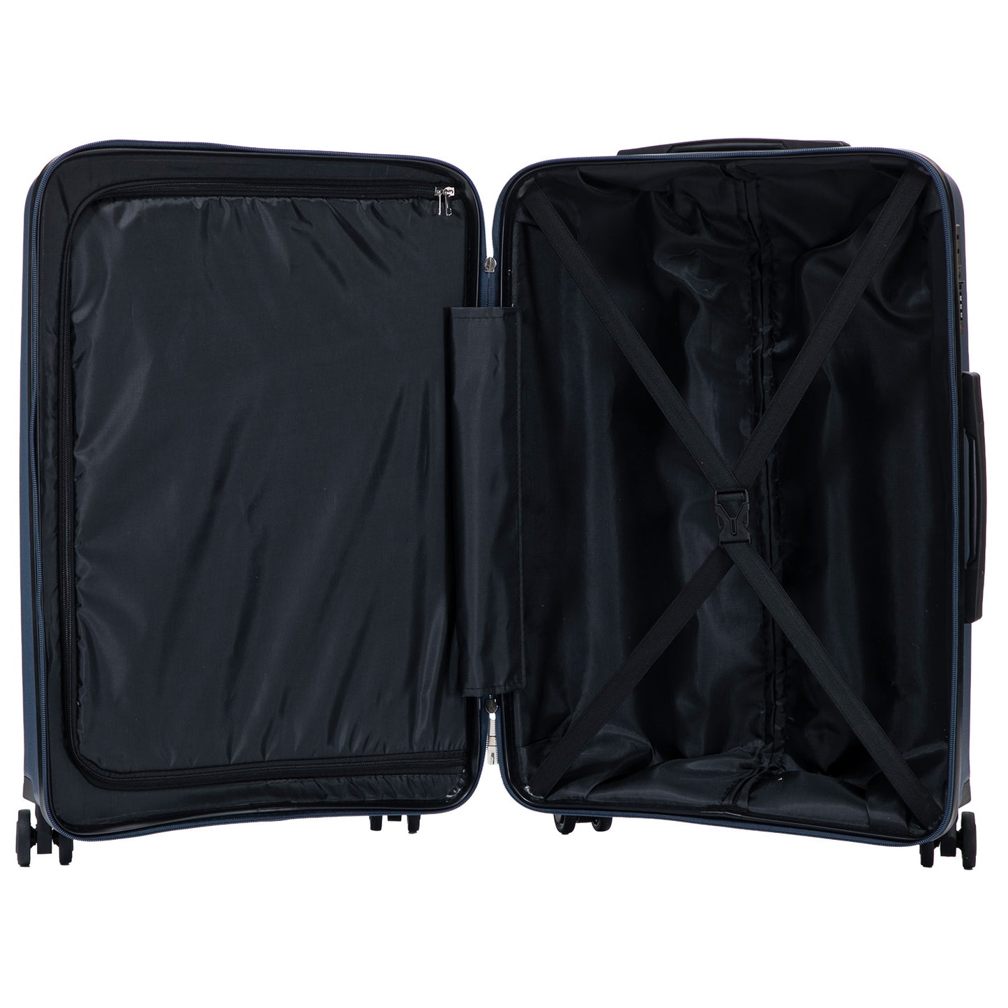 PP Hartschalen-Kofferset 3tlg - Modell Trento - Farbe blau