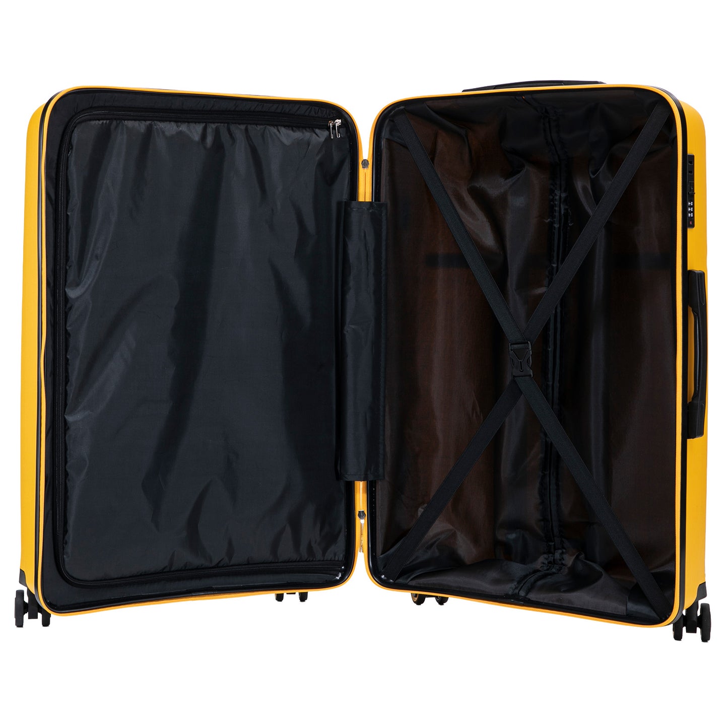 PP Hartschalen-Kofferset 3tlg - Modell Trento - Farbe orange