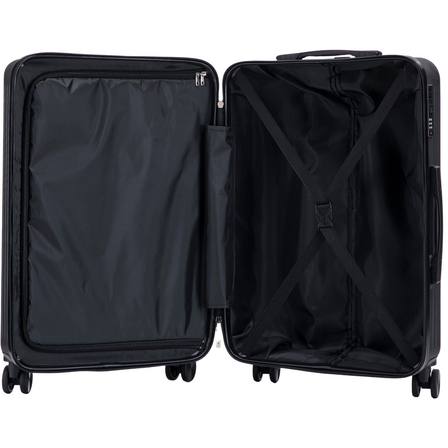 Hartschalen-Kofferset 3tlg - Modell Toledo - Farbe schwarz