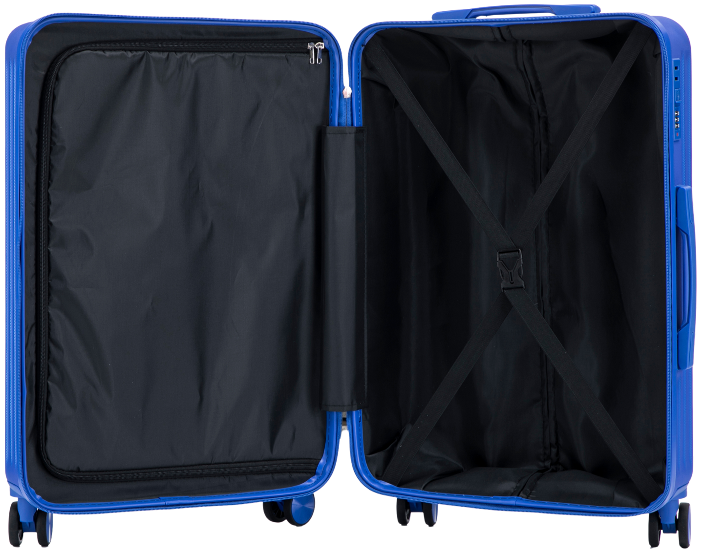 Hartschalen-Kofferset 3tlg - Modell Toledo - Farbe blau