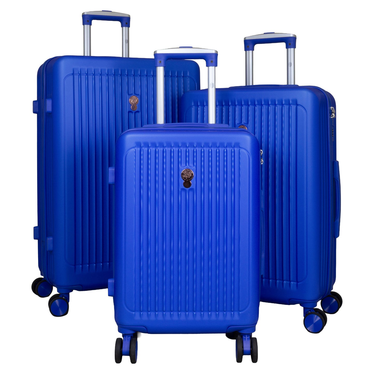 Set de maletas rígidas 3 piezas - Modelo Toledo - Color azul