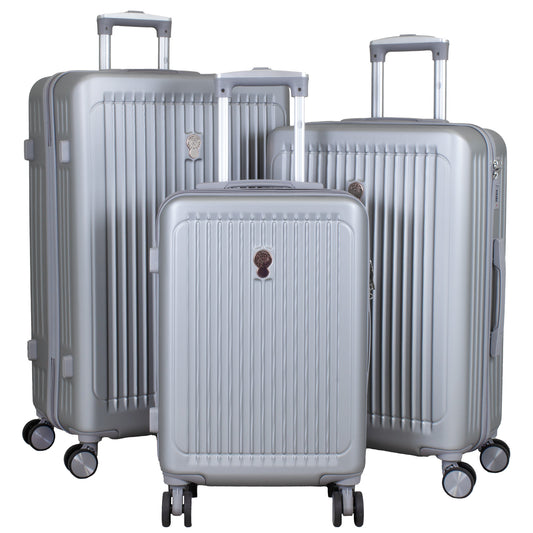 Set di valigie rigide 3 pz - Modello Toledo - Colore argento