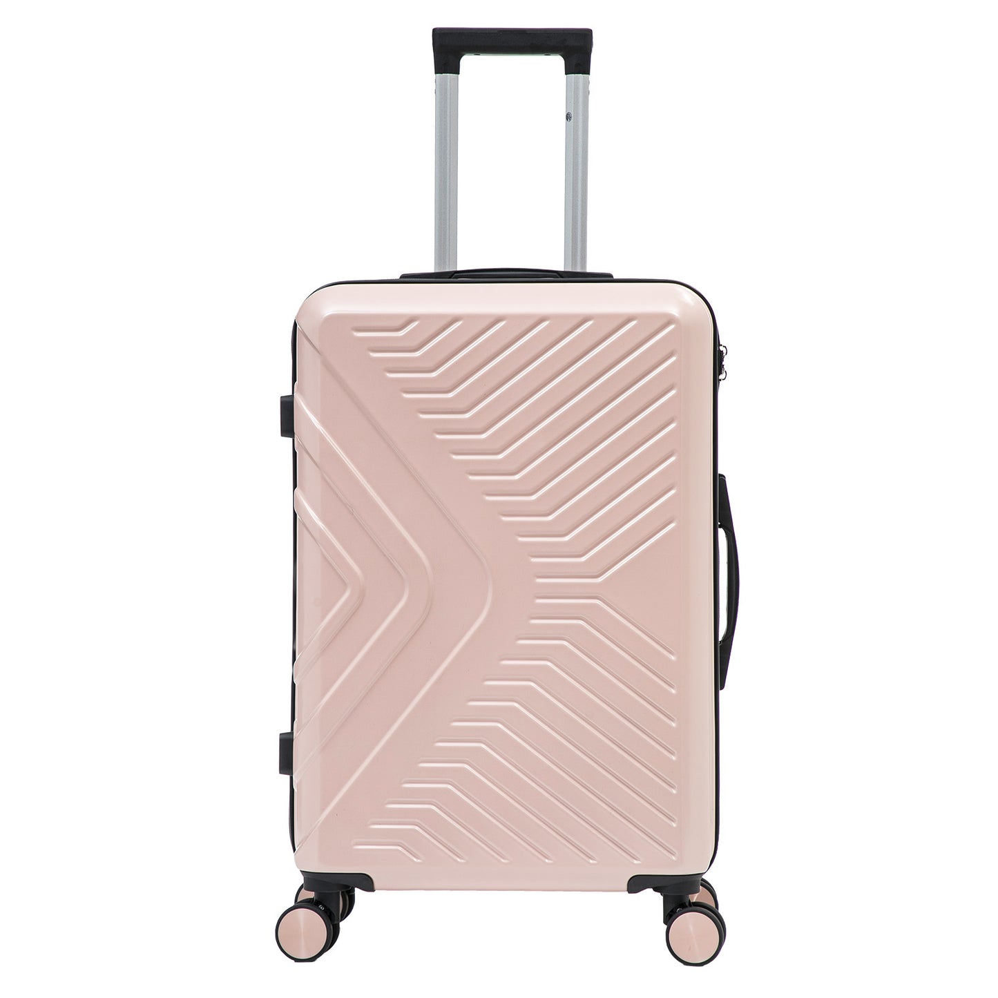 Hartschalen-Kofferset 3tlg - Modell Bergamo - Farbe roségold