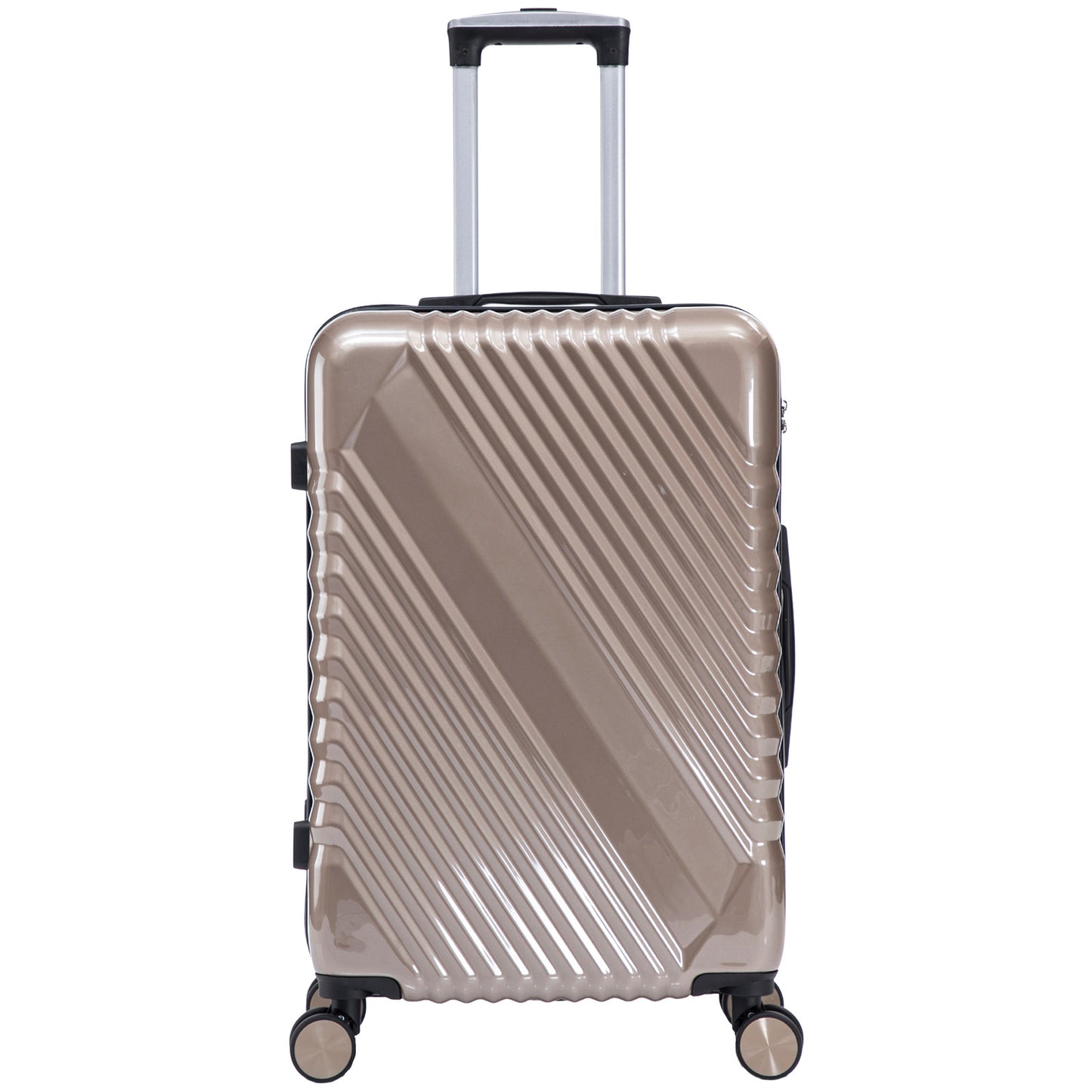 Hartschalen-Kofferset 3tlg - Modell Genua - Farbe champagner