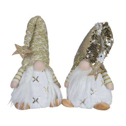 LED Gnom sitzend 42cm, 2 Designs, VE-36(12)