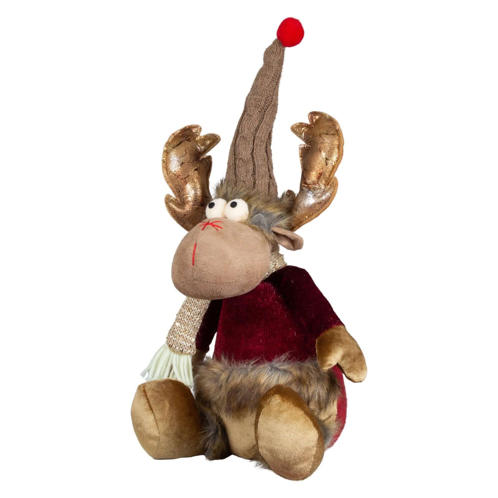 Elch sitzend 32cm(45cm), VE-16(8)