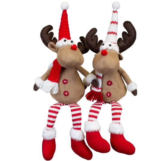 Moose edge sitter 40cm, 2 designs, pack of 24