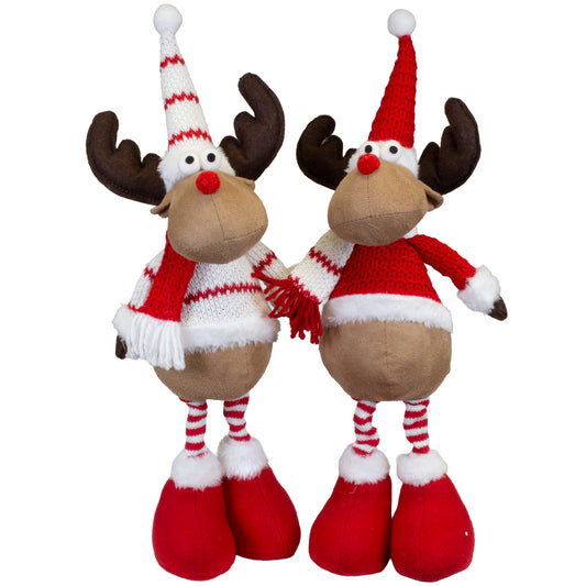 Moose standing 40cm, 2 designs, pack of 16