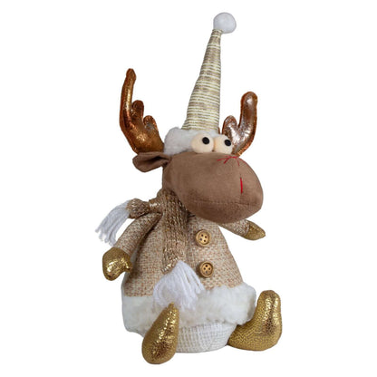 Elch sitzend 25cm(31cm), 2 Designs, VE-32(16)