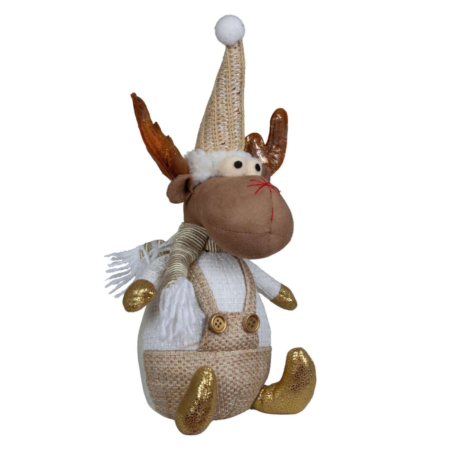 Elch sitzend 25cm(31cm), 2 Designs, VE-32(16)