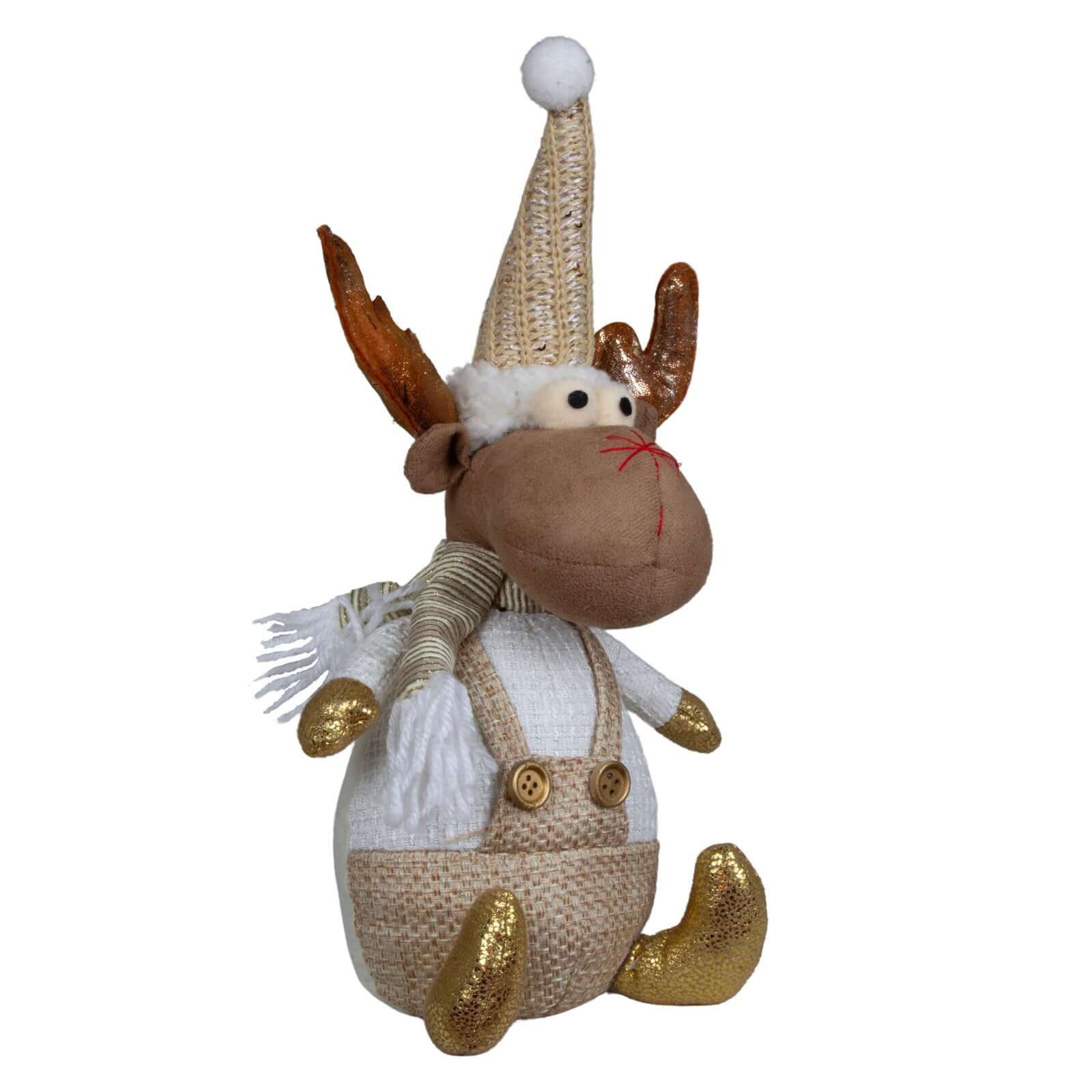 Elch sitzend 25cm(31cm), 2 Designs, VE-32(16)