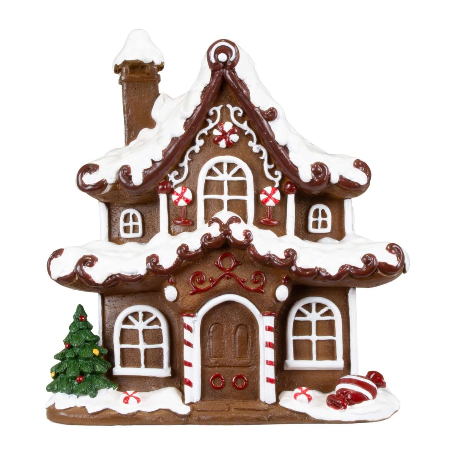 Lebkuchenhaus 17cm, Polyclay, VE-24(2)