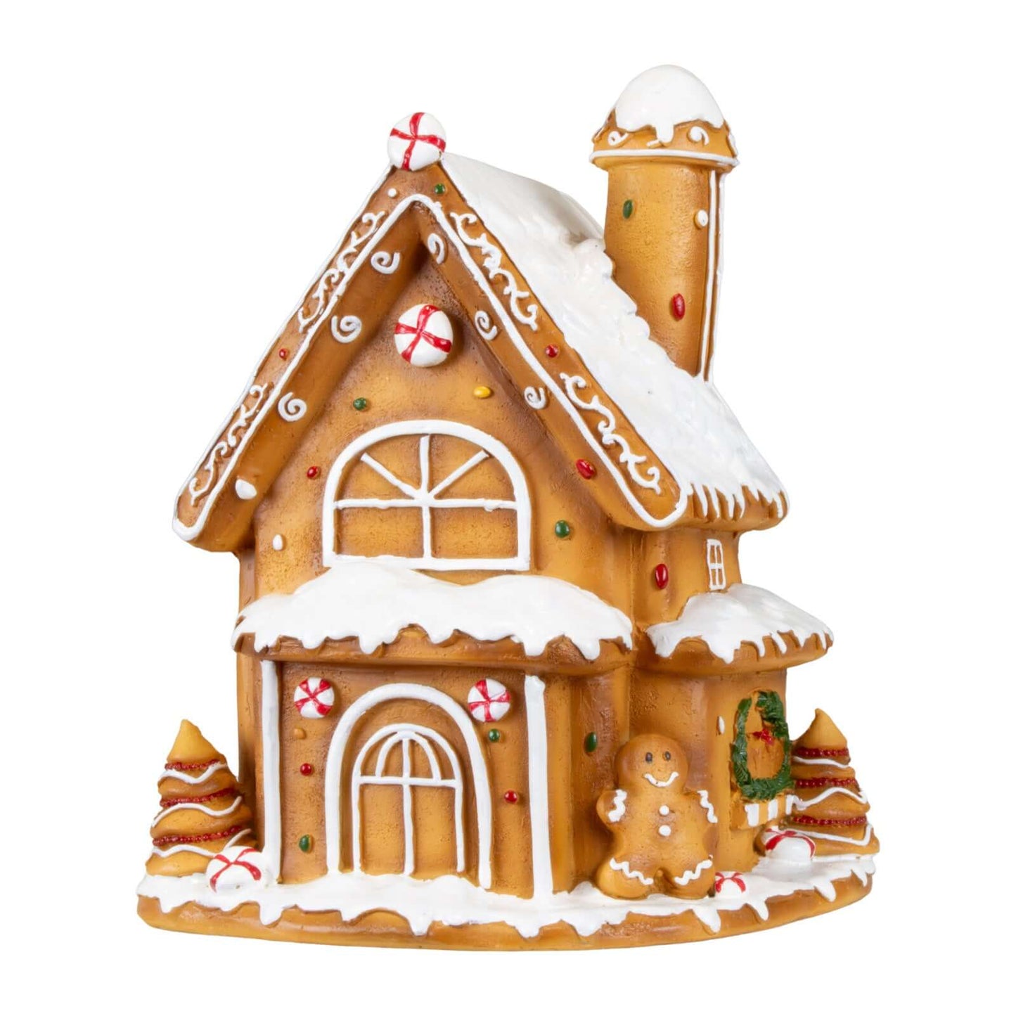 Lebkuchenhaus 18cm, Polyclay, VE-16(2)