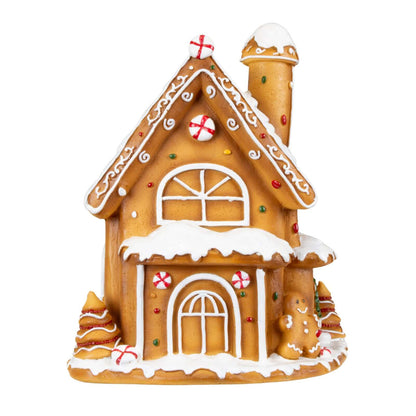 Lebkuchenhaus 18cm, Polyclay, VE-16(2)