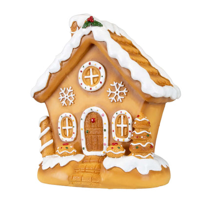 Lebkuchenhaus 15cm, Polyclay, VE-16(2)