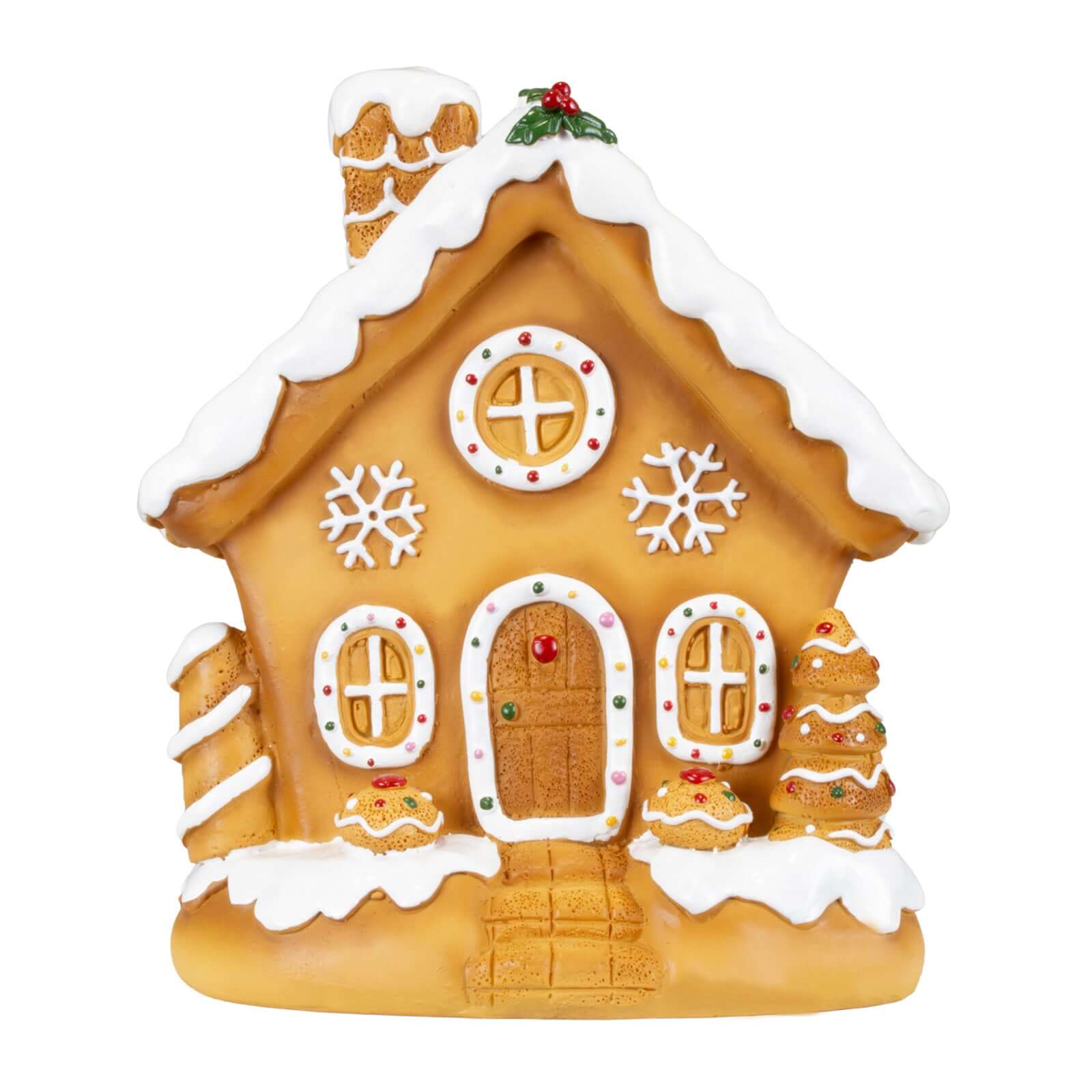 Lebkuchenhaus 15cm, Polyclay, VE-16(2)