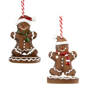 Baumschmuck 8cm, Polyclay, 2 Designs, VE-120(12)