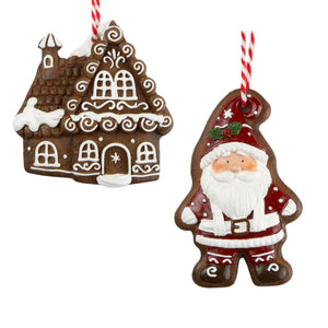 Baumschmuck 9cm, Polyclay, 2 Designs, VE-96(12)