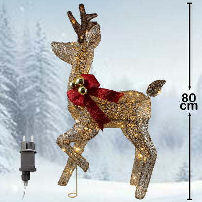 Outdoor XL LED Reindeer 80cm