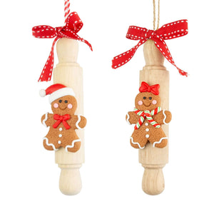 Baumschmuck 13cm Polyclay, 2 Designs, VE-48(12)