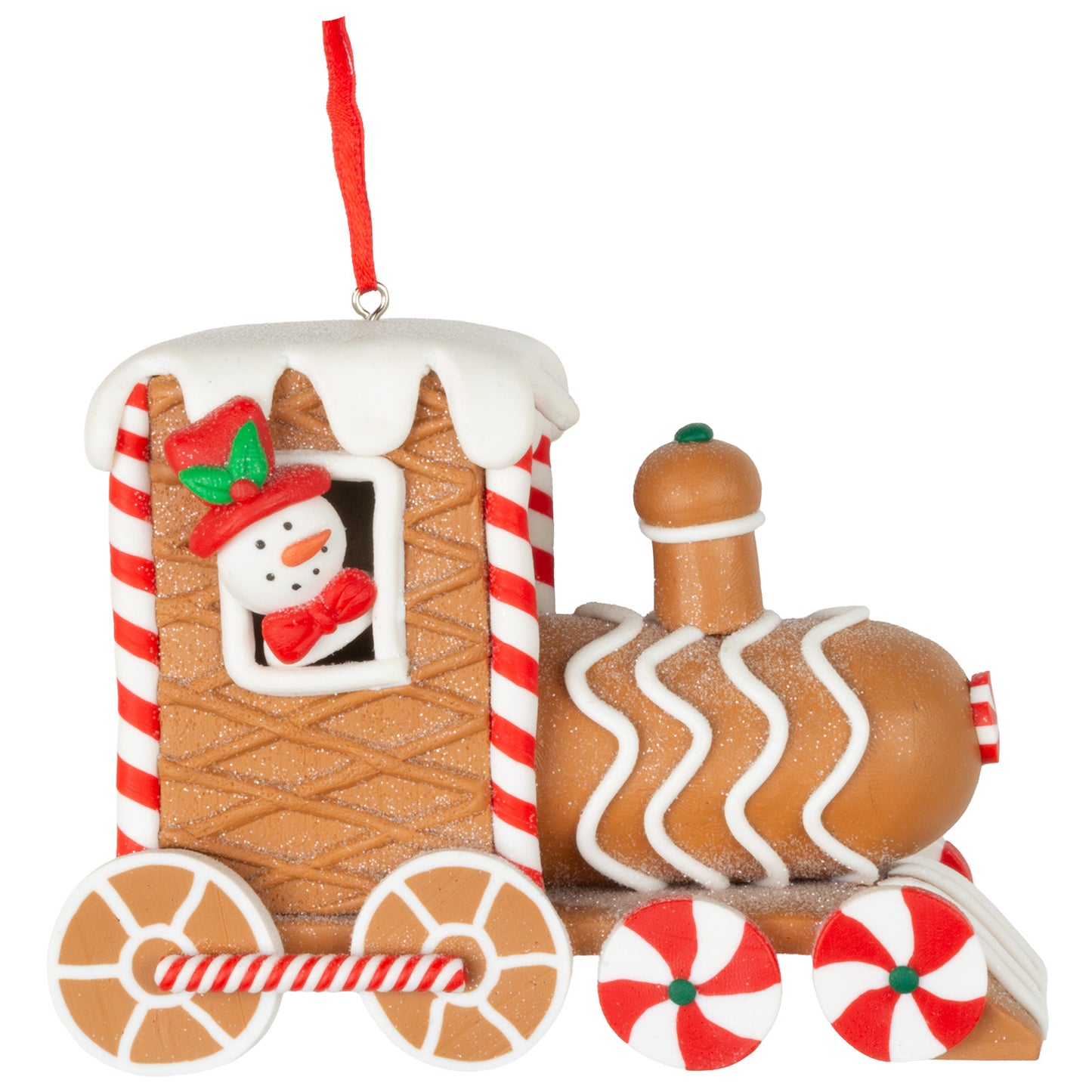 Décorations de sapin 12cm, argile polymère, 3 modèles, VE-48(12)