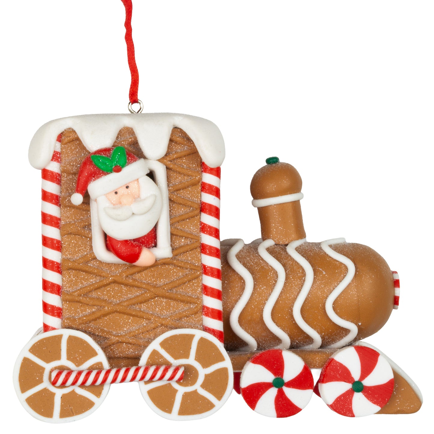 Décorations de sapin 12cm, argile polymère, 3 modèles, VE-48(12)