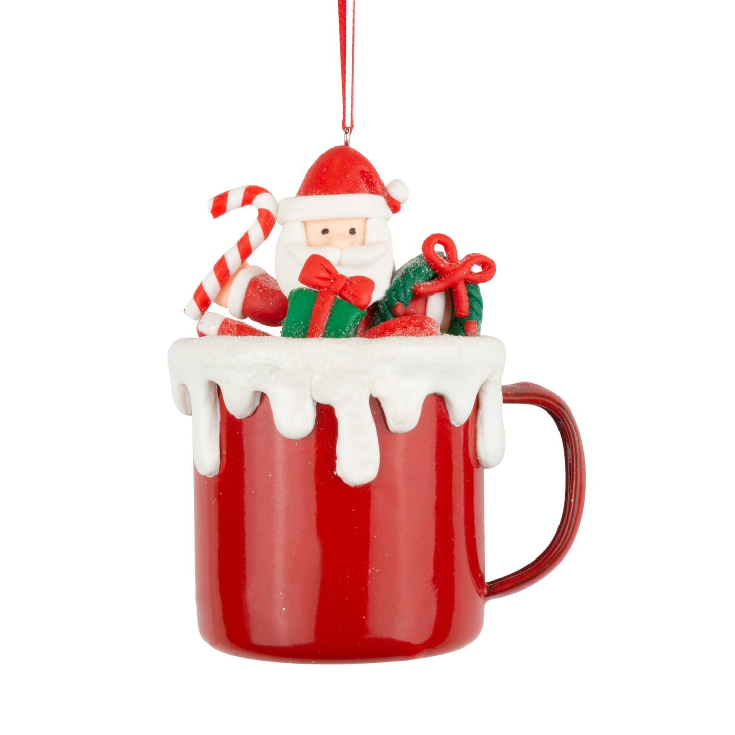 Decorazione per albero 11cm, Polyclay, 3 design VE-36(12)