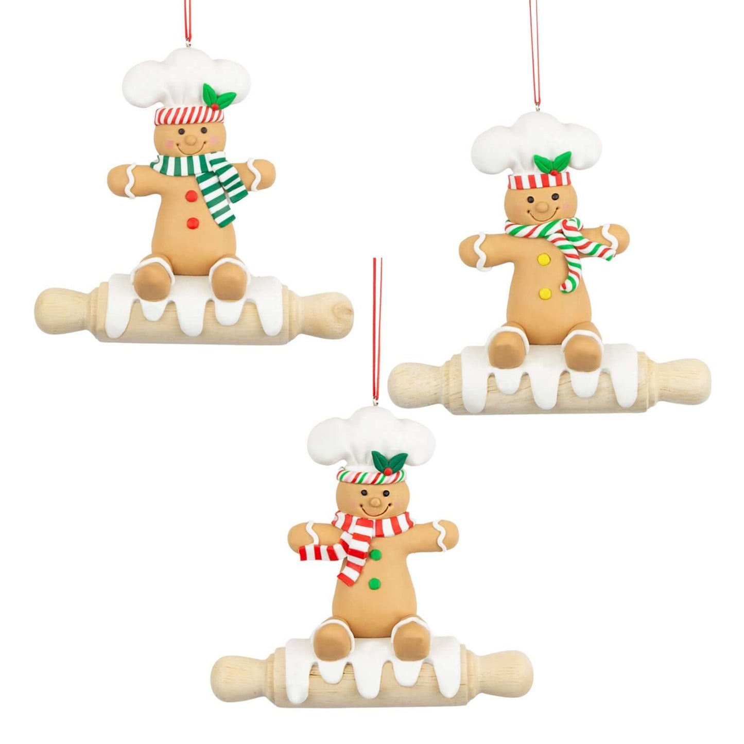 Baumschmuck 13cm, Polyclay, 3 Designs, VE-36(12)