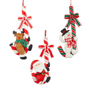 Baumschmuck 13cm, Polyclay, 3 Designs, VE-72(12)