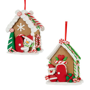 Baumschmuck 8cm, Polyclay, 2 Designs, VE-72(6)