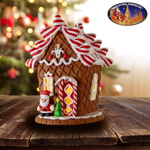 LED Lebkuchenhaus 14cm, VE-24(2)