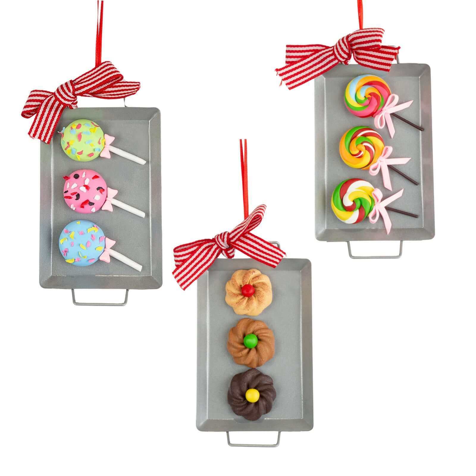 Baumschmuck 13cm, Polyclay, 3 Designs, VE-144(24)