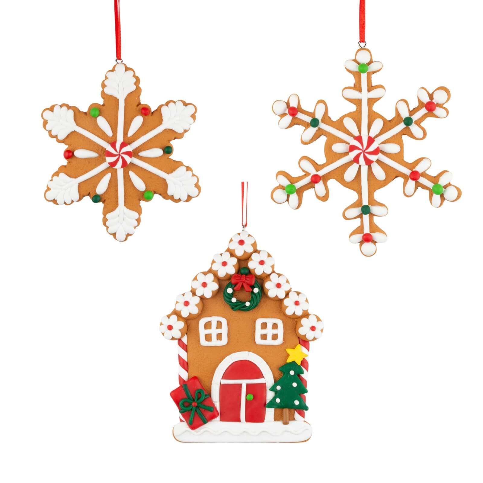 Baumschmuck 10cm, Polyclay, 3 Designs, VE-144(24)