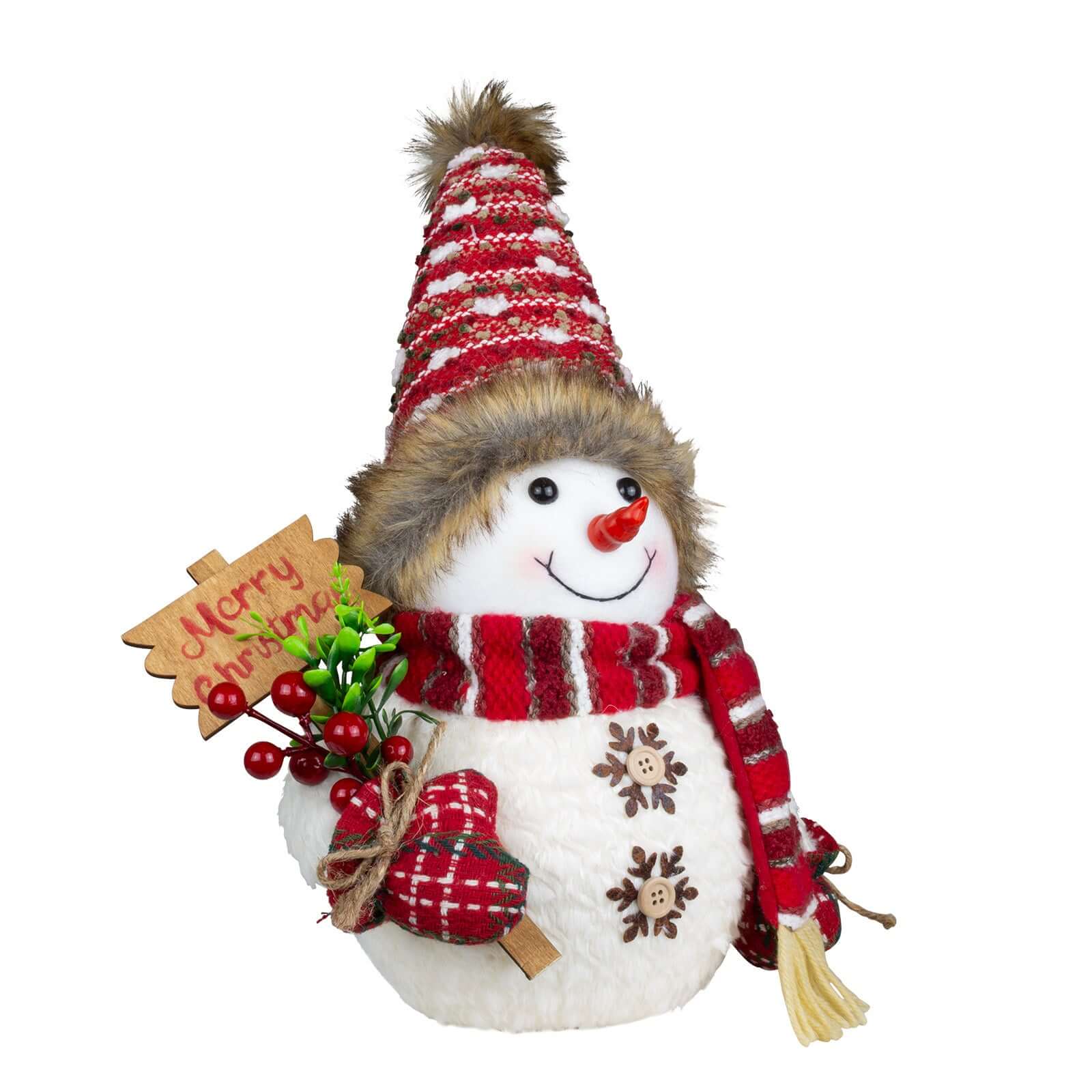 Schneemann stehend 31cm, 2 Designs, VE-6