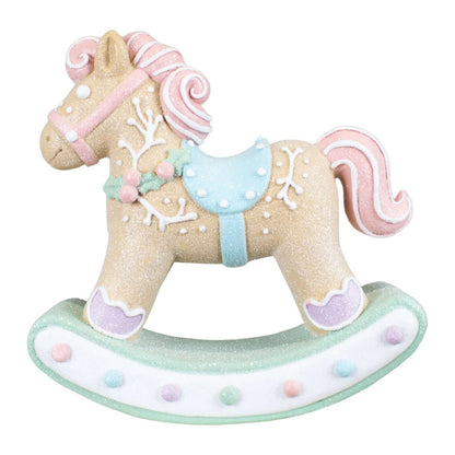 Schaukelpferd 22cm, Polyresin, VE-6(1)