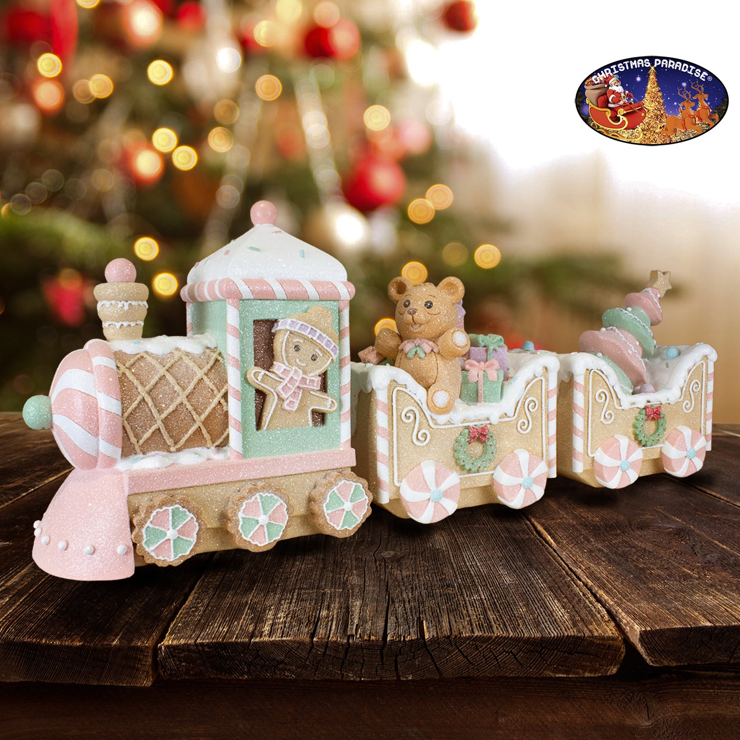 Lebkuchenzug 62cm, poliresina, VE-1