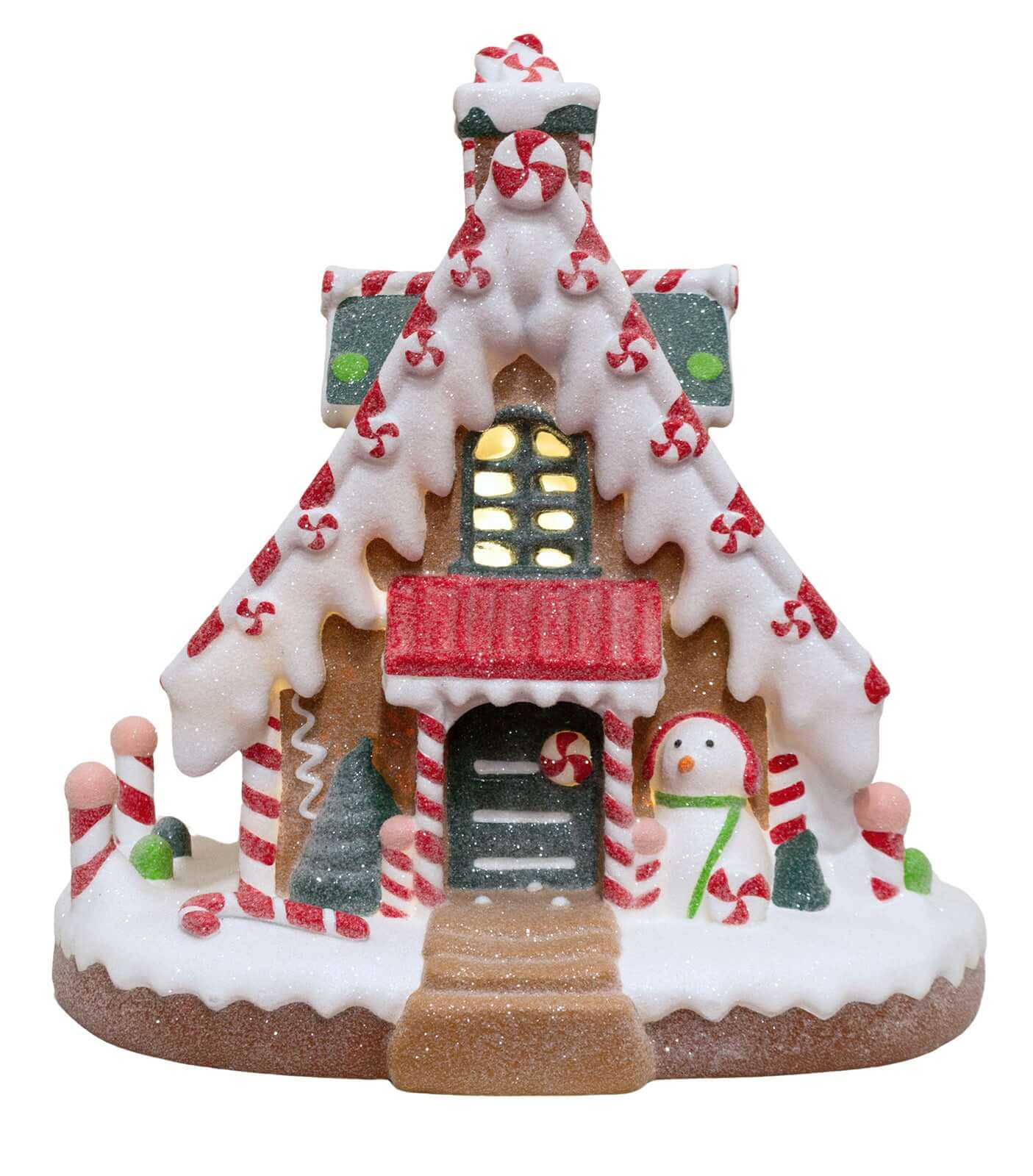 LED Lebkuchenhaus 30cm, Polyresin, VE-4(1)