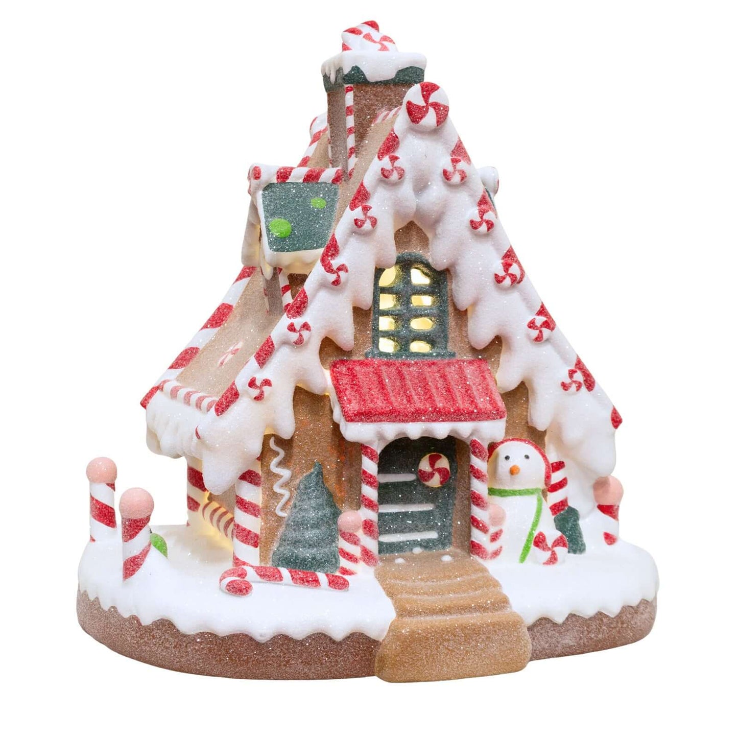 LED Lebkuchenhaus 30cm, Polyresin, VE-4(1)