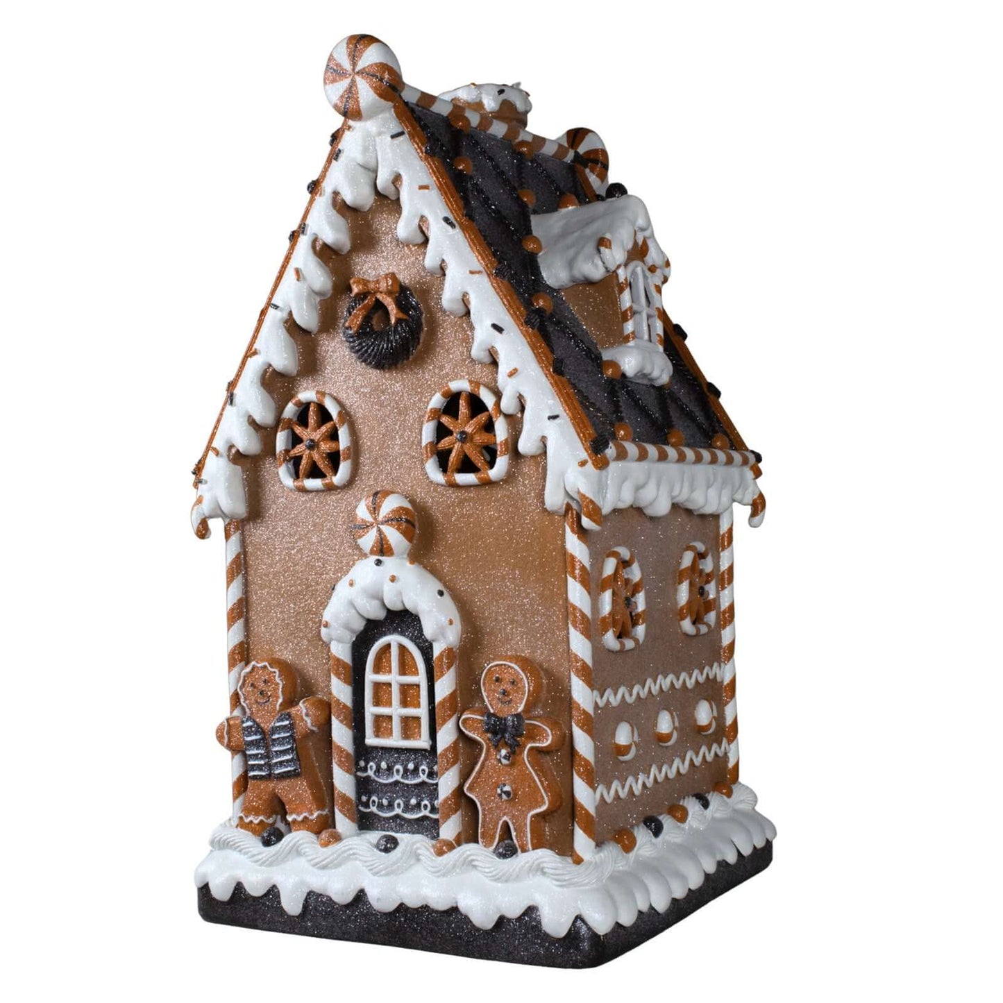 LED Lebkuchenhaus 51cm, Polyresin, VE-2(1)